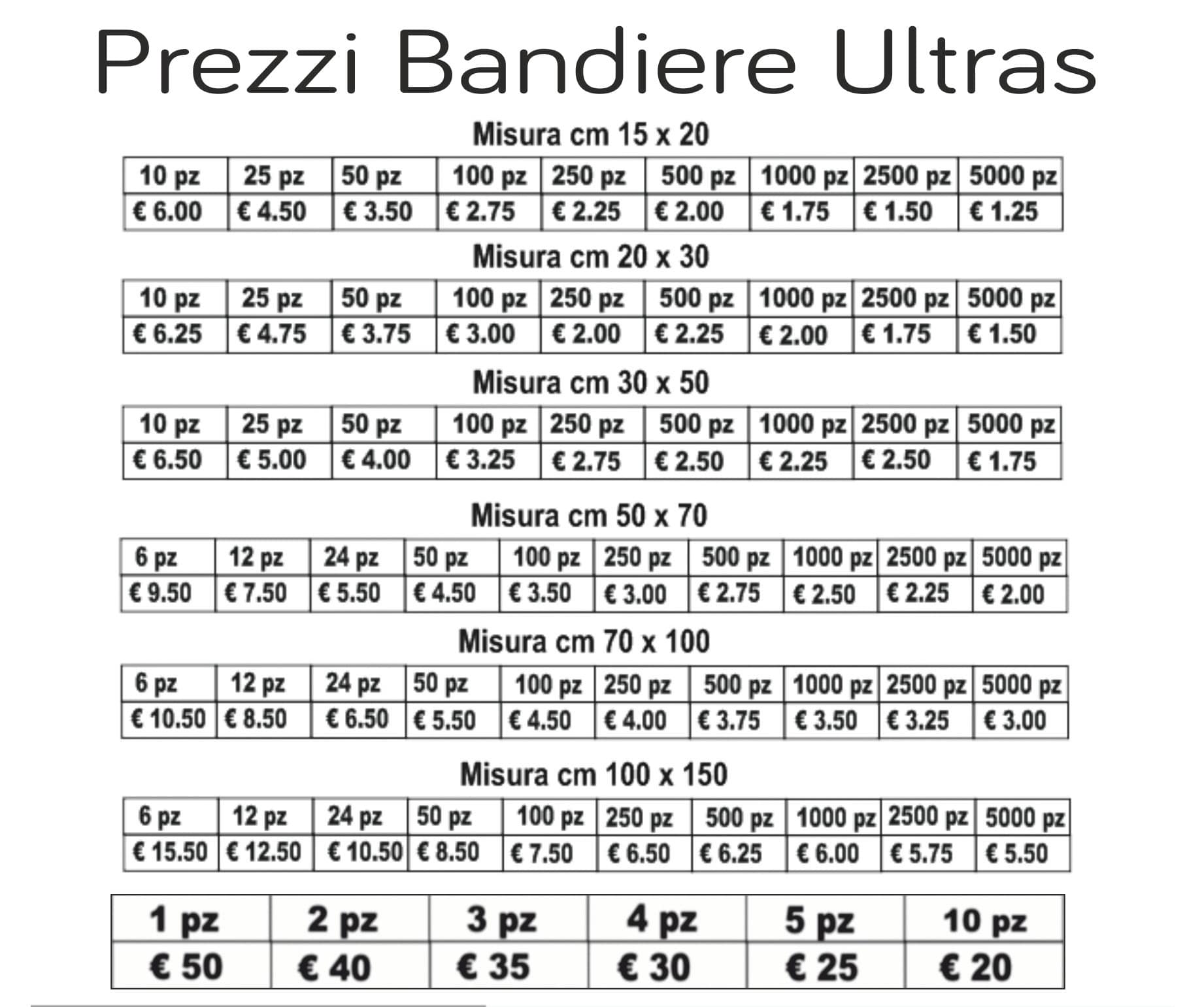 prezzi bandiere ultras prezzi bandiere ultras