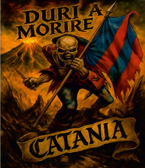 Stendardo Ignifugo Indomabili Catania Personalizzato Stendardo Ignifugo Indomabili Catania