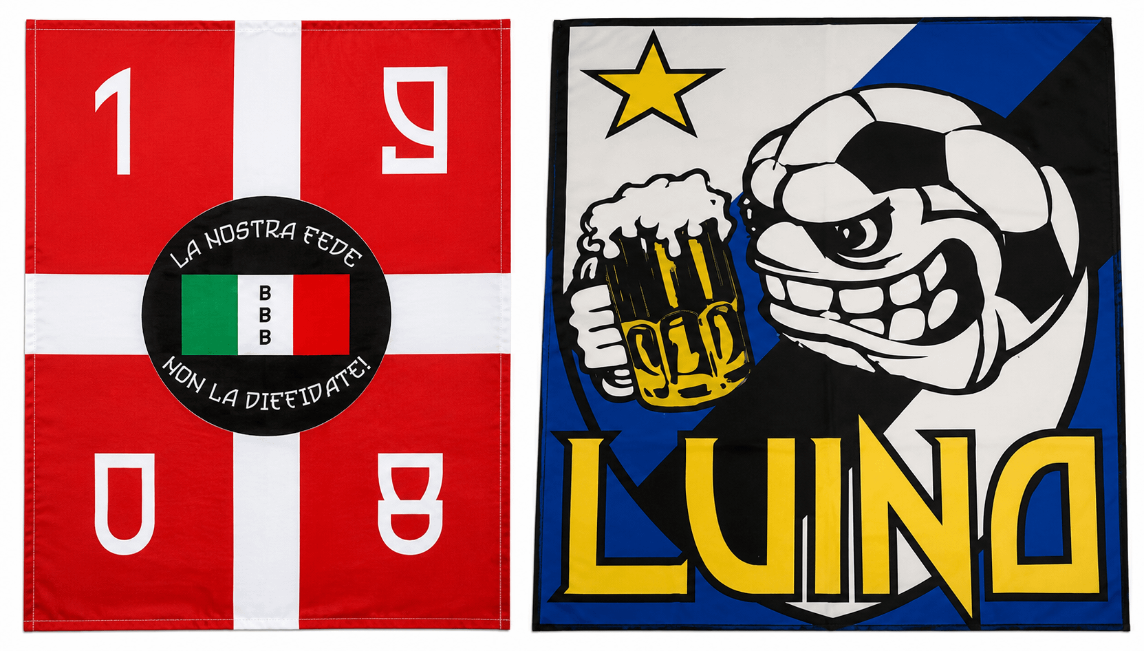 stendardi a due aste bari e luino rosso blu stendardi a due aste bari e luino