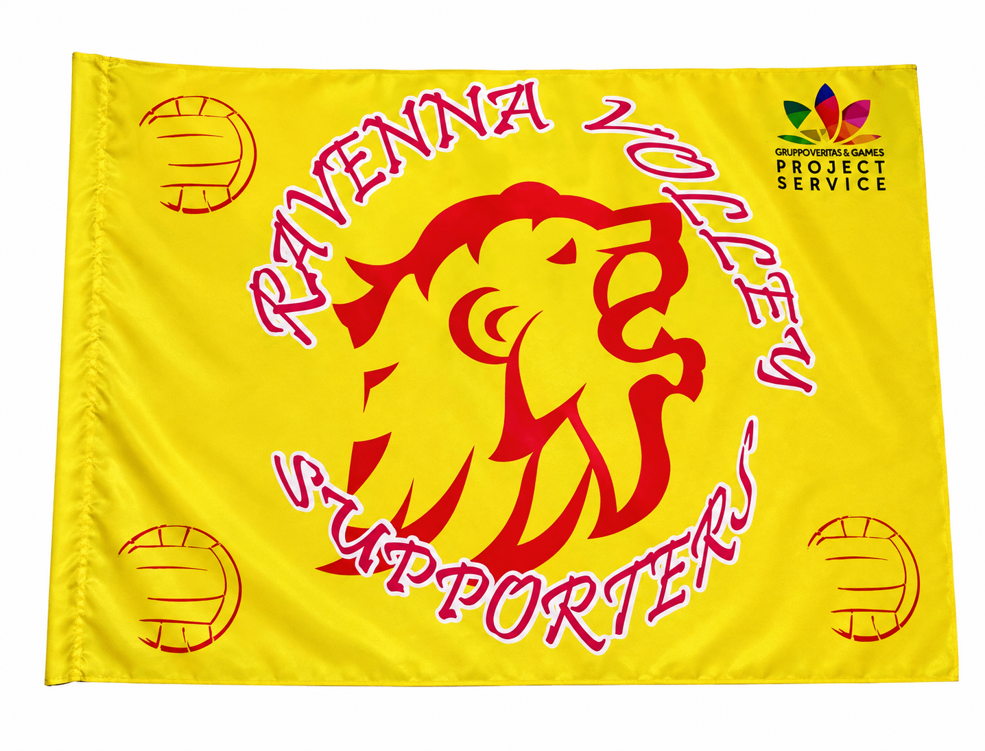 Bandiera Ravenna Volley Supporters personalizzata Bandiera Ravenna Volley Supporters