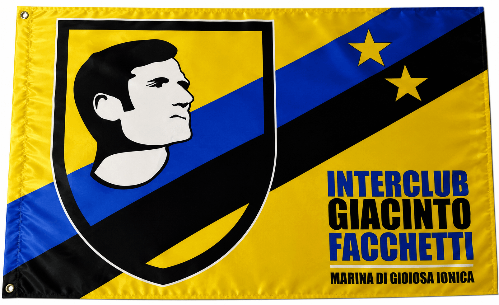 bandiera stadio personalizzata inter club facchetti bandiera stadio inter club facchetti