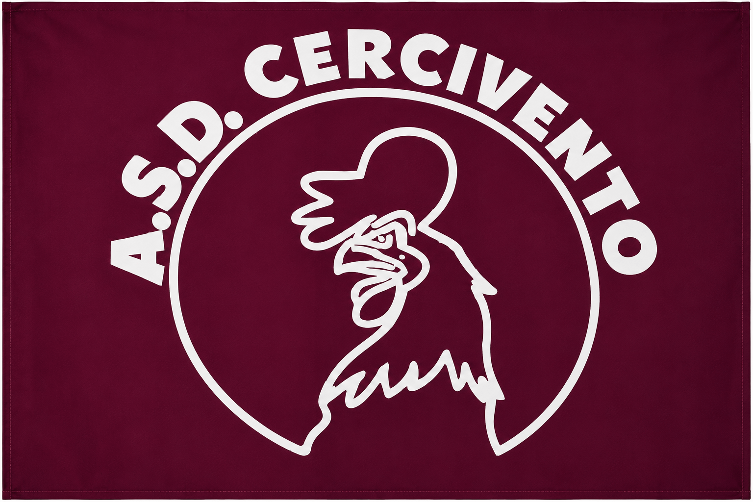 stendardo STADIO cercivento GRANATA stendardo STADIO cercivento