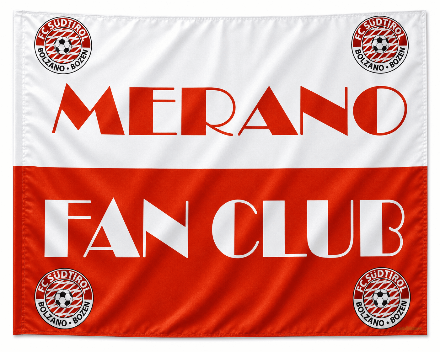 bandiera da stadio personalizzata Merano Sud Tirol bandiera da stadio personalizzata Merano