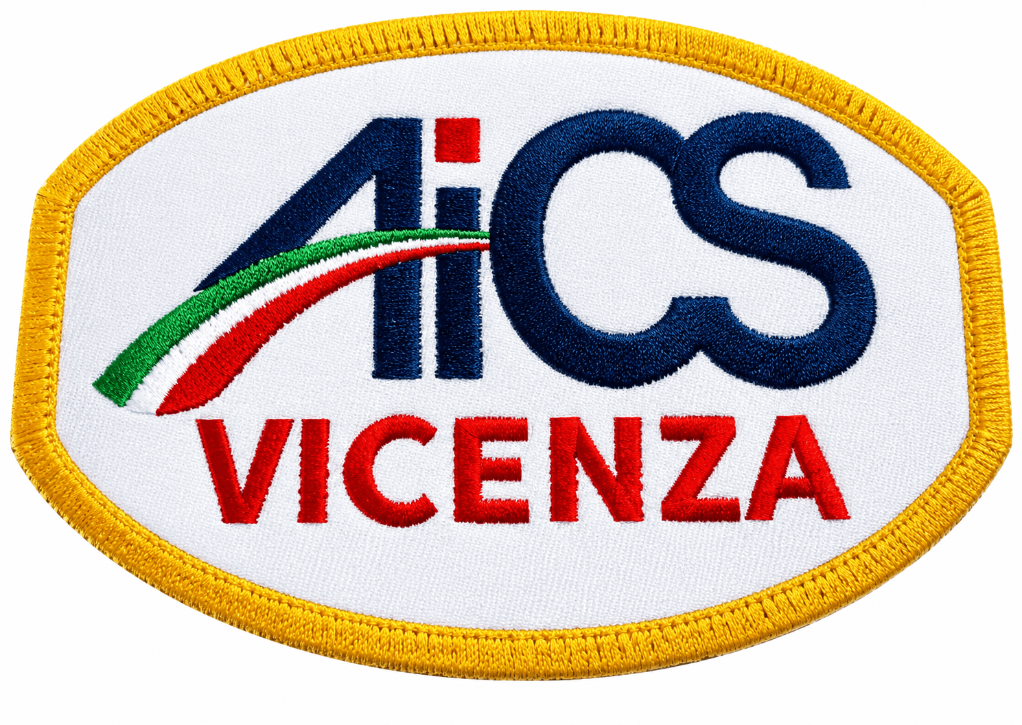 aics ovale personalizzata aics ovale