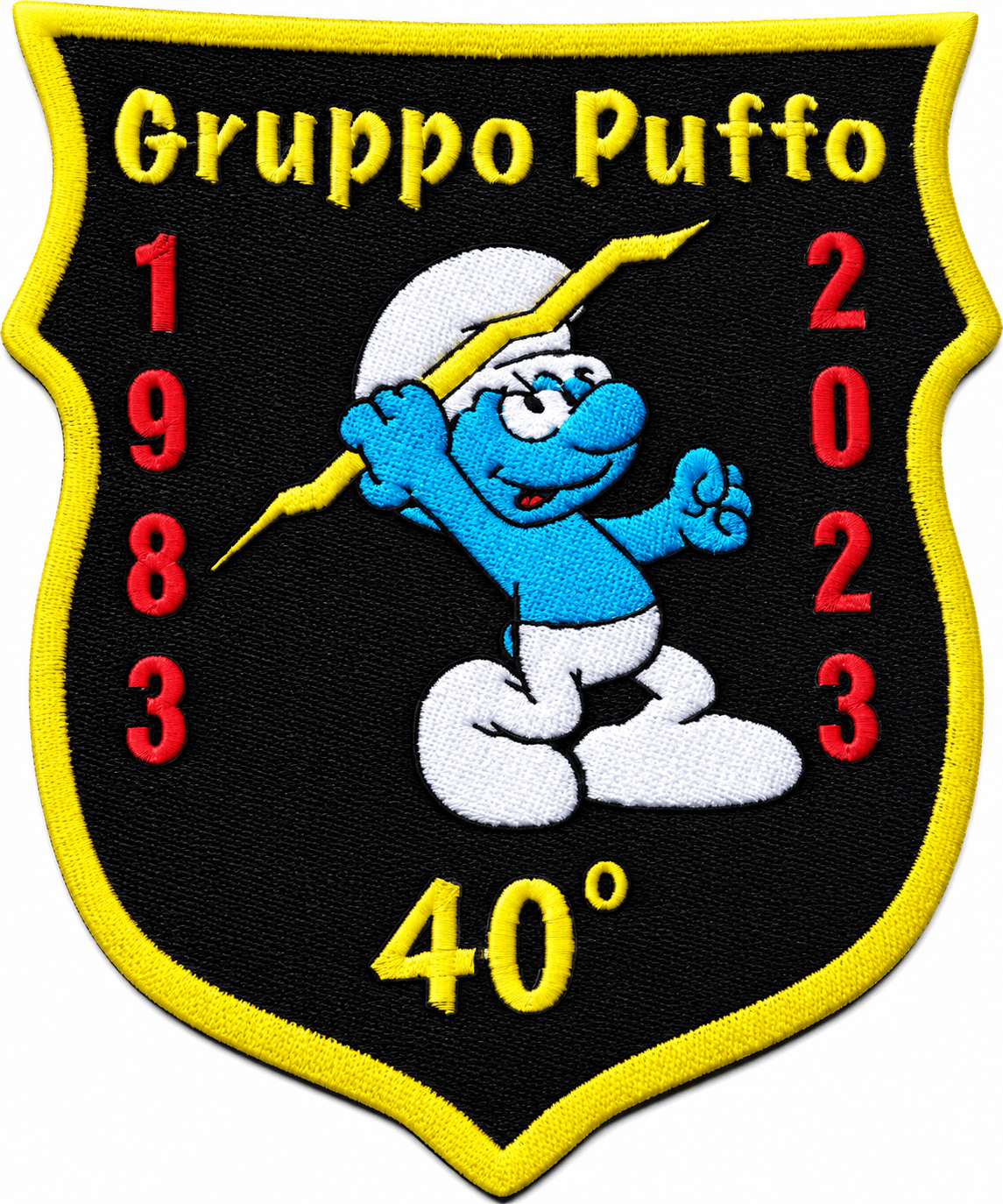 patch tessute termoadesive Gruppo Puffo patch tessute termoadesive Puffo