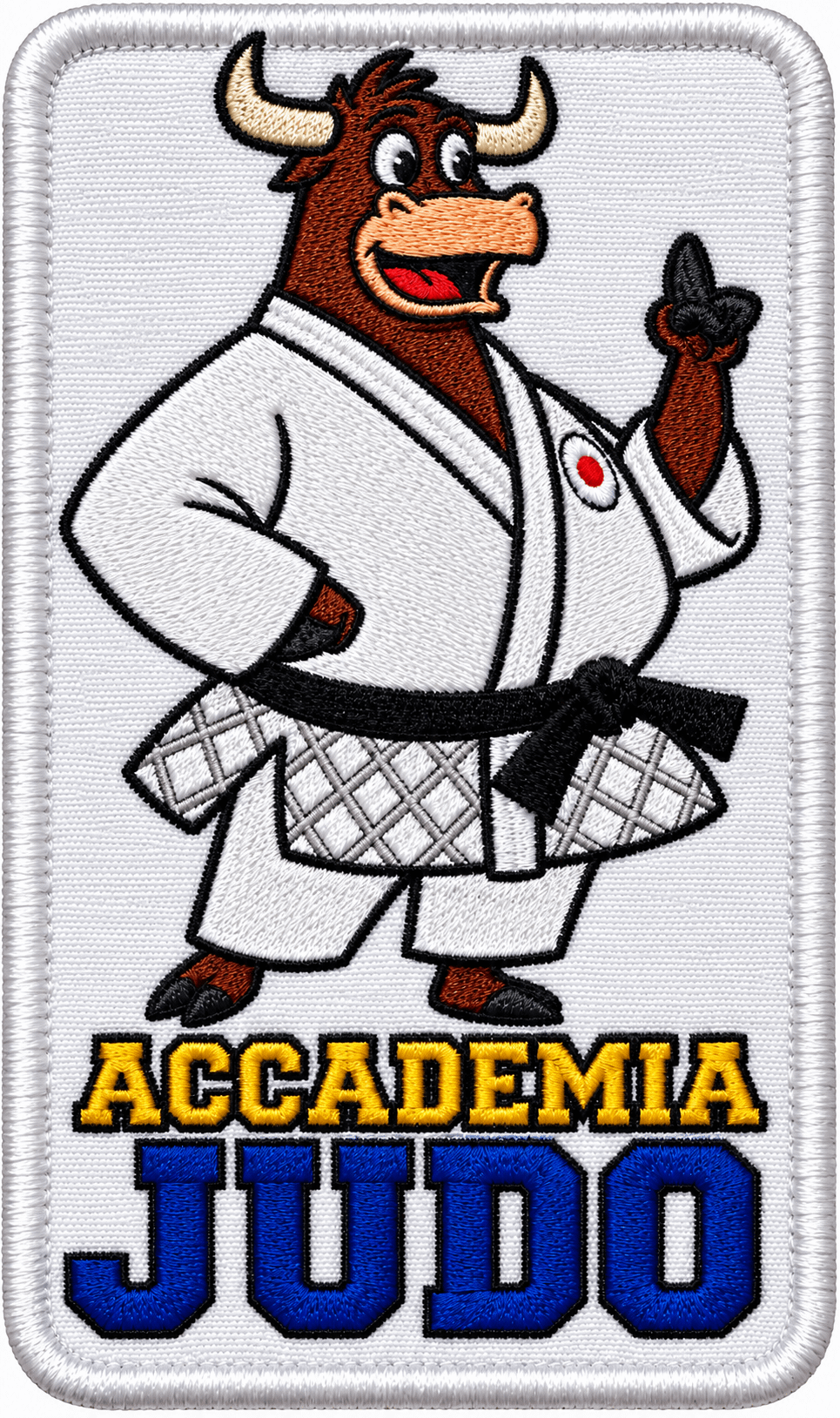 patch accademia judo PERSONZALIZZATA patch accademia judo
