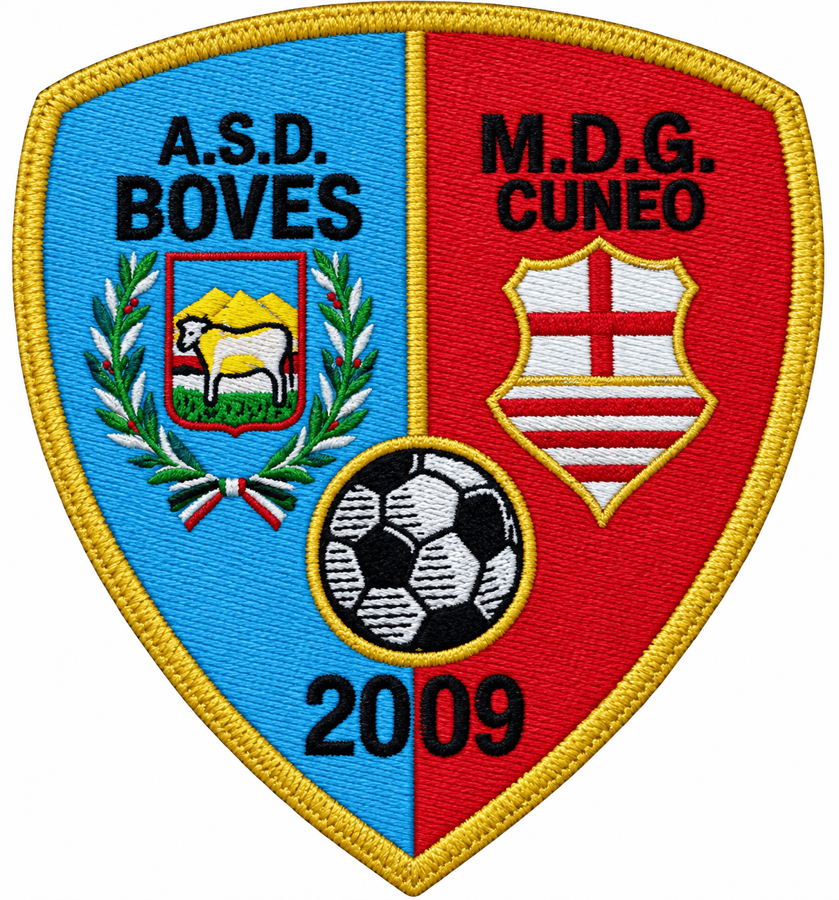 PATCH TERMOADESIVE per società sportive personalizzate boves PATCH TERMOADESIVE per società sportive boves