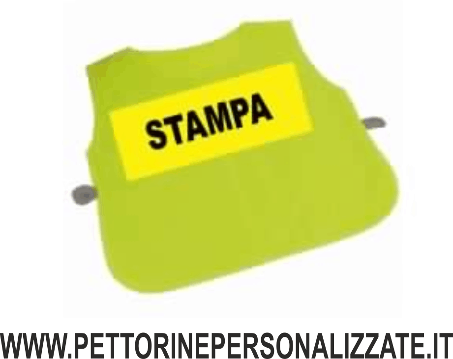 pettorina stampa pettorina stampa