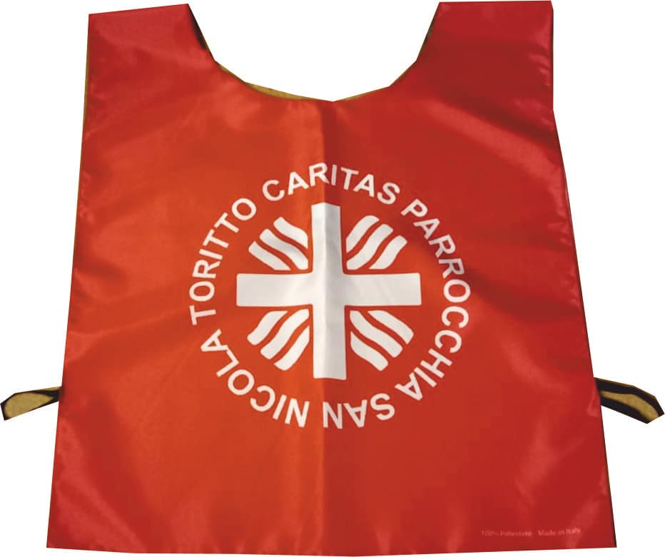 pettorina per spesa solidale Caritas Sn Nicola pettorina per spesa solidale Caritas