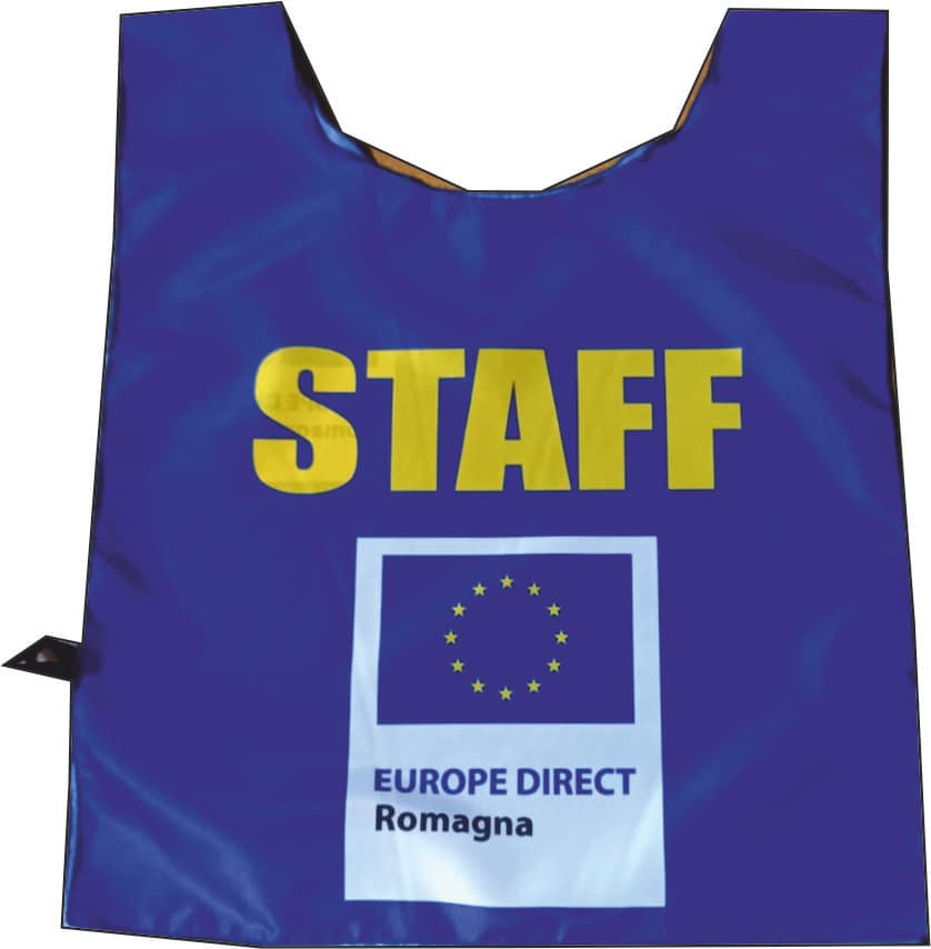 Pettorina Staff Europa Direct personalizzata Pettorina Staff Europa Direct