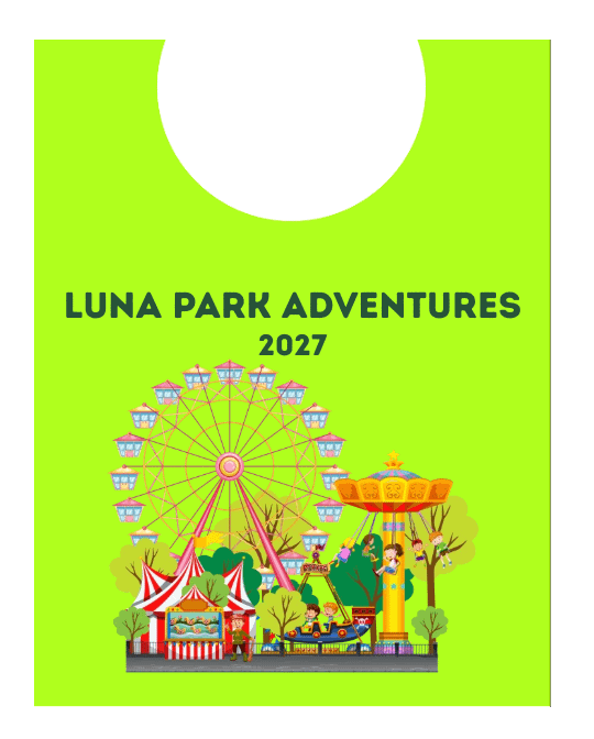 Pettorina Da Bambino LUNA PARK ADVENTURES verde Pettorina Da Bambino LUNA PARK ADVENTURES
