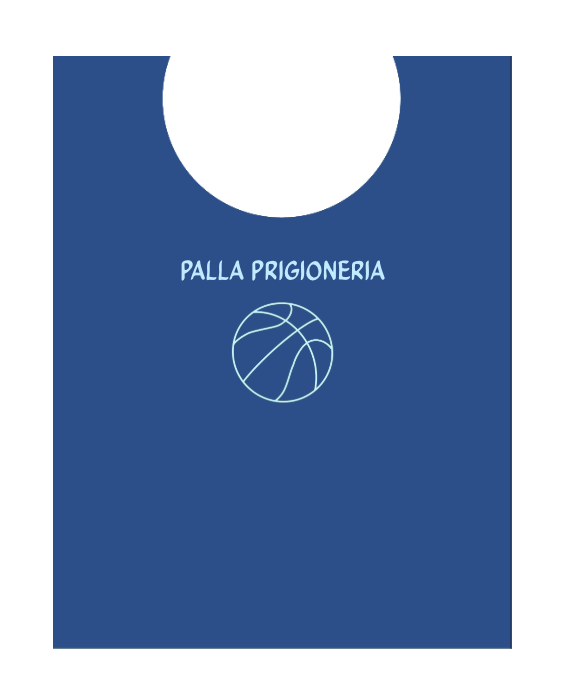 Pettorina Da Bambino palla prigioneria blu Pettorina Da Bambino palla prigioneria