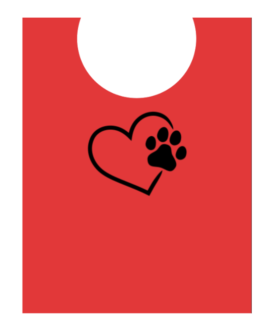 Pettorina Da Bambino zampa e cuore Pettorina Da Bambino zampa