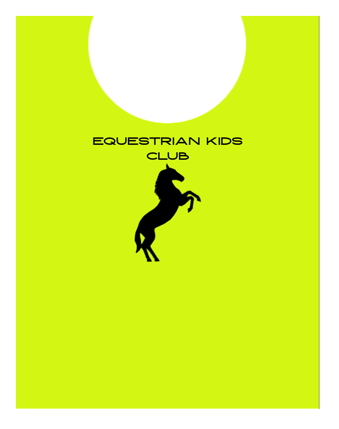 Pettorina Da Bambino EQUESTRIAN KIDS CLUB VERDE Pettorina Da Bambino EQUESTRIAN KIDS CLUB